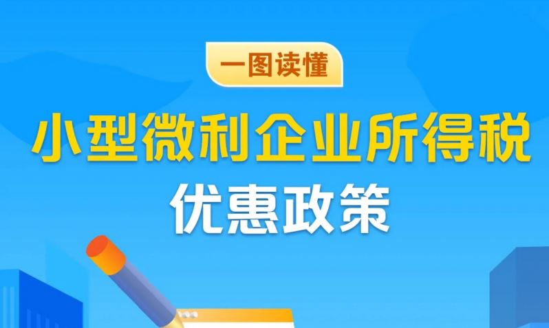 一图读懂小型微利企业所得税优惠政策